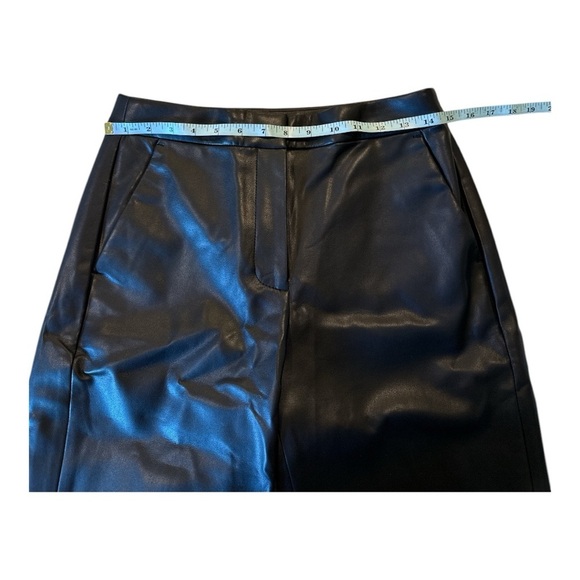 J. Crew Kate straight-leg pant in faux leather Women’s Size 4 Style BU141 Black - Picture 7 of 16